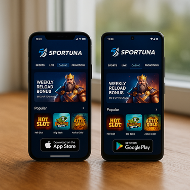 Sportuna - Mobile App - iOS and Android Download